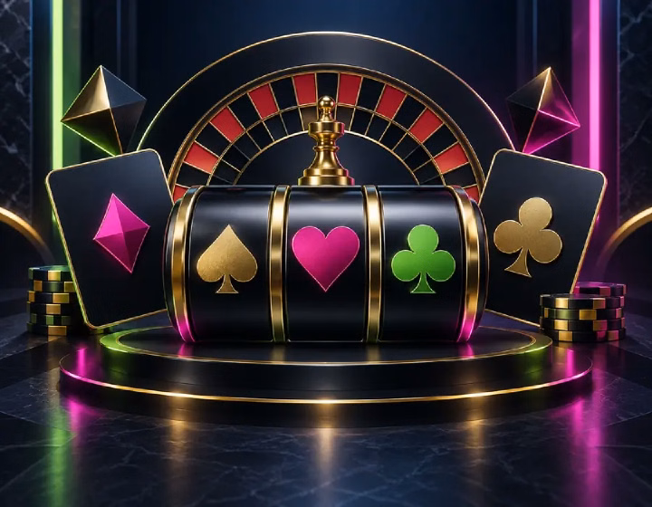 Abstract casino category artwork